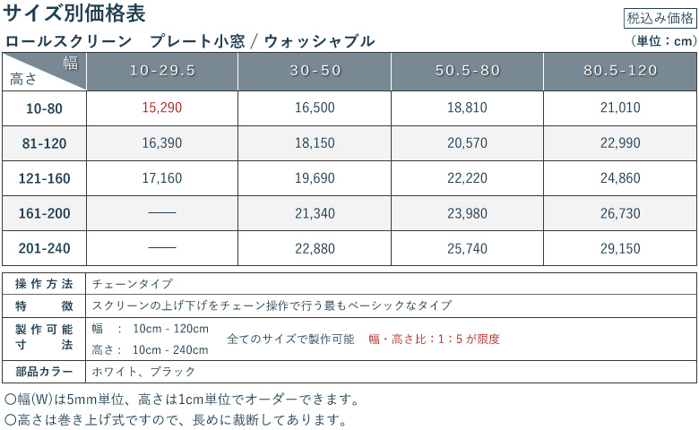 価格表